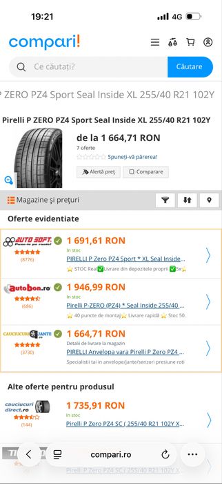 Set Anvelope Premium BMW Seria 7 G70 285 35 21 & 255 40 21