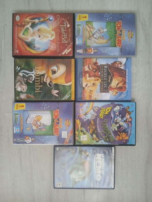 7 Dvd'uri cu Desene Animate