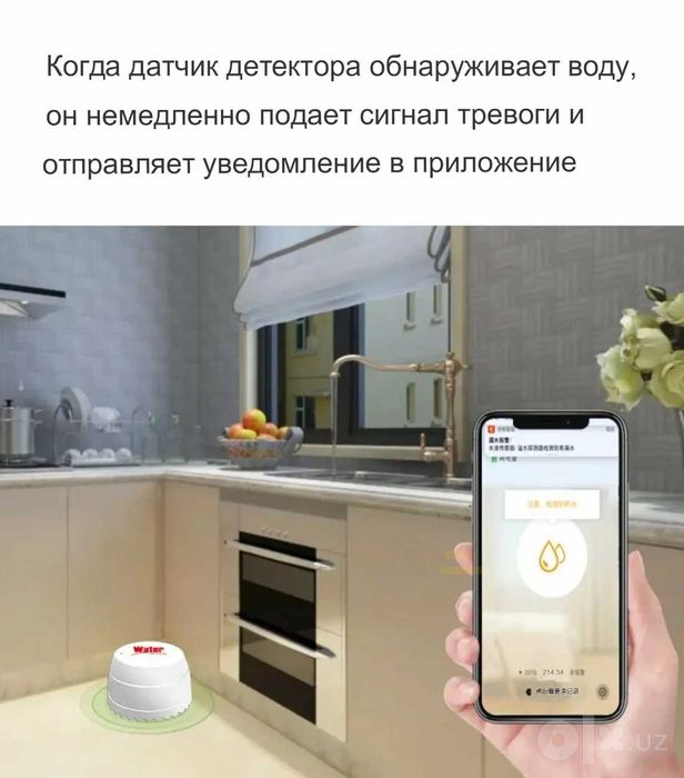 Датчик протечки воды Tuya WIFI