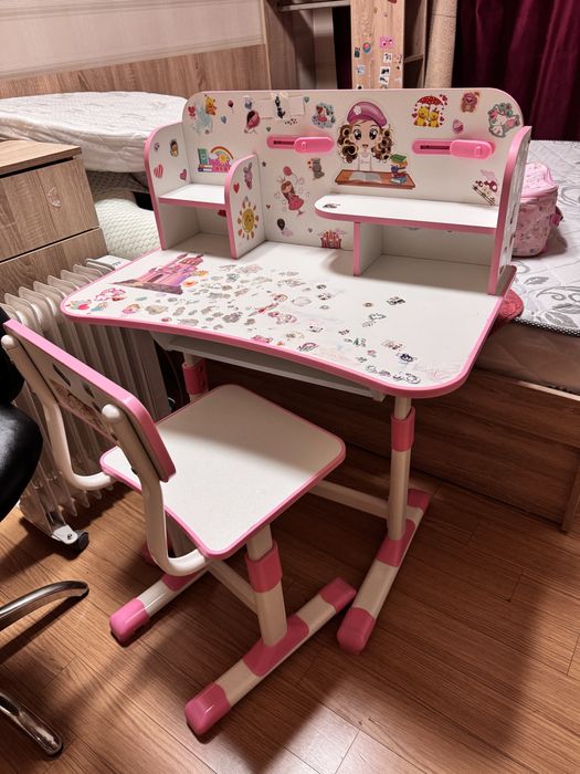 Растущий столик и стульчик ( парта)