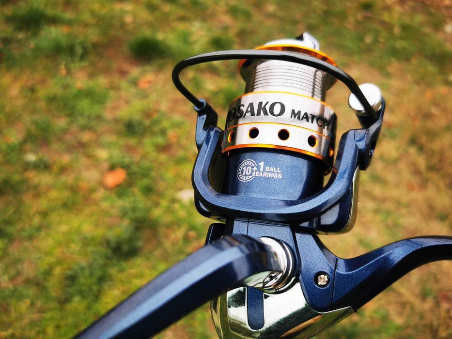 Риболовен комлпект- карбонова мач въдица 4,20мт, макара и корда.Нови !