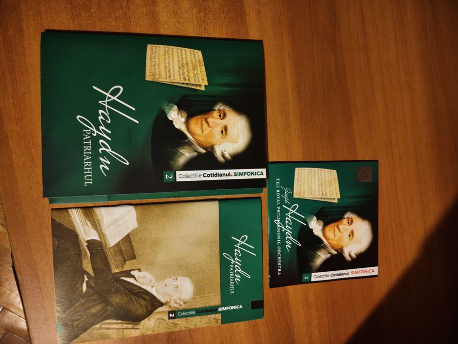 Vând 8 dvd uri muzica clasică colecția Simfonica Cotidianul