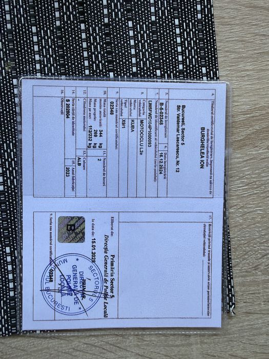 Vând triciclu KUBA X9 – 2023, 3 roți, stare foarte bună
