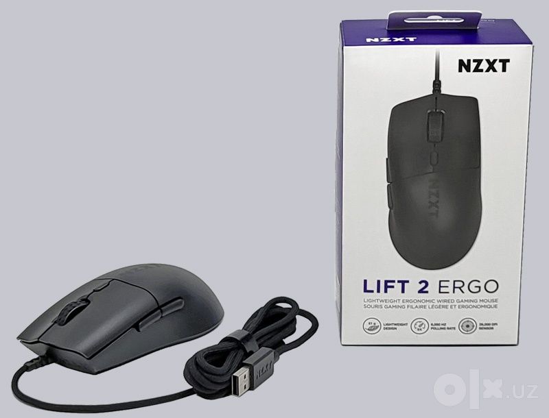 Мишка. NZXT Lift 2 Ergo Nvidia Reflex.