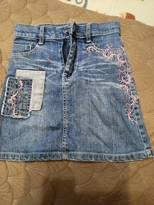 Джинсовая юбка для девочки