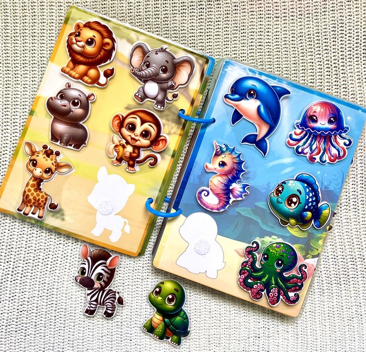 Албум играчка с лепенки, за деца  | ръчна изработка