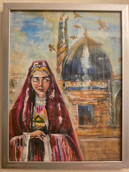 Картина в восточном стиле, А3