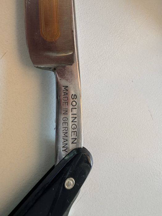 Brici solingen filarmonica, strap straight razor