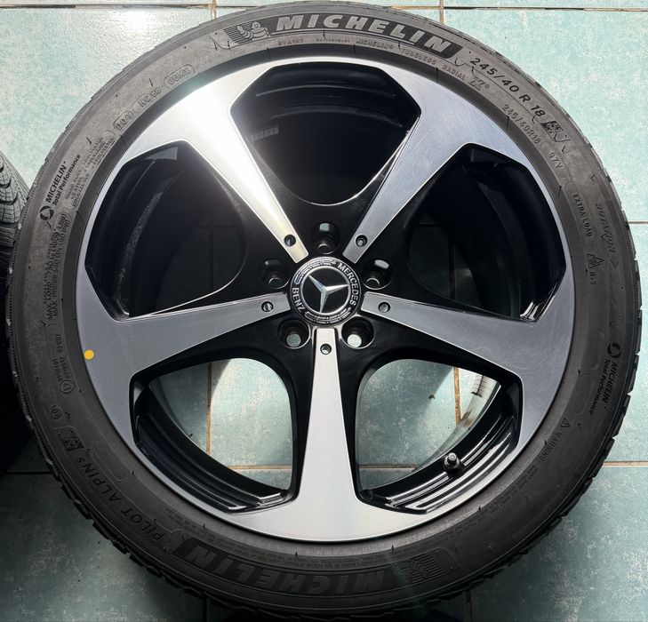 Jante aliaj R18 OEM Mercedes C-Classe W205 T205 C205 A205  doua latimi