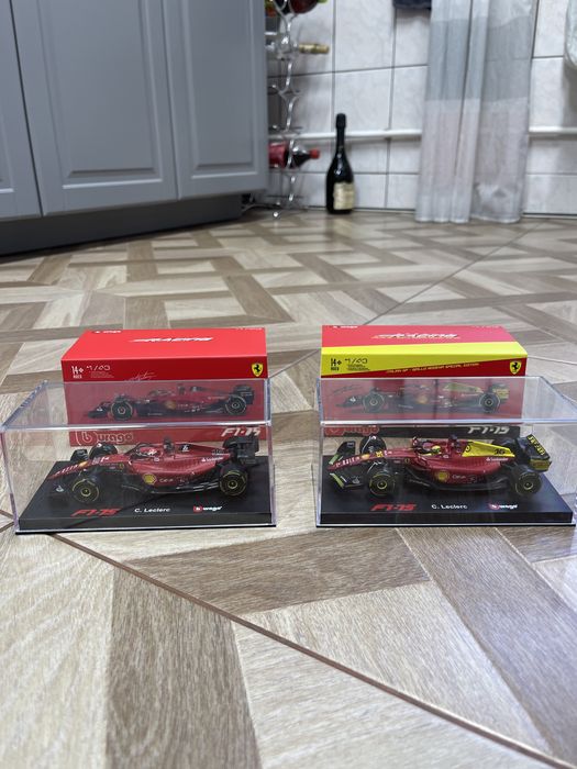 Macheta Formula 1 Ferrari F1-75 / Anniversary Charles Leclerc 1/43