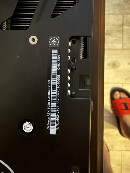 Placa video msi Rtx 3050 8gb gaming x sigiliu