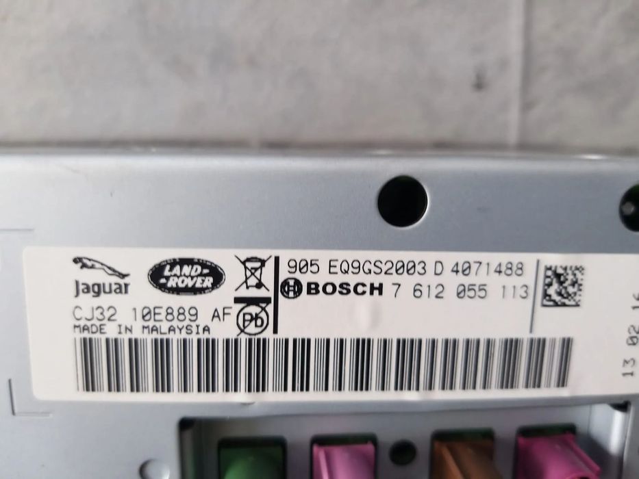 Display radio navigatie land rover range rover evoque l538 cj3210e889af 905eq9gs2003d 7612055113
