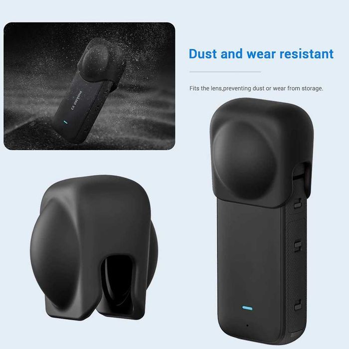 Protectie lentile husa silicon pentru camere de actiune Insta360 X3