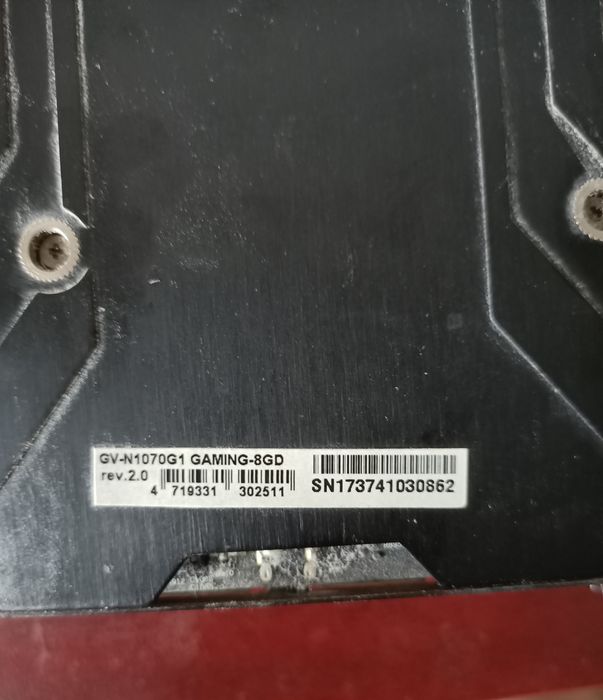 Продам GTX 1070 8GB