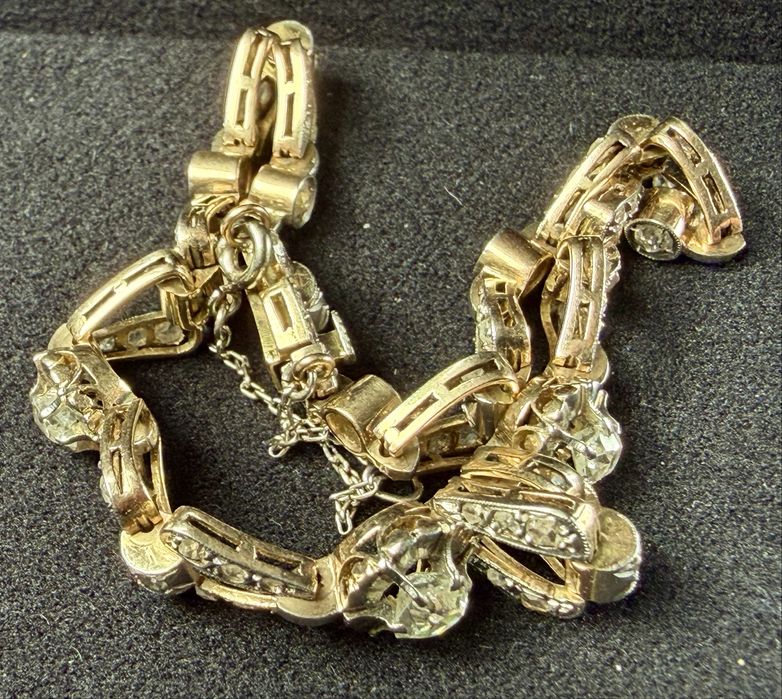 Златна гривна 18к Art Deco