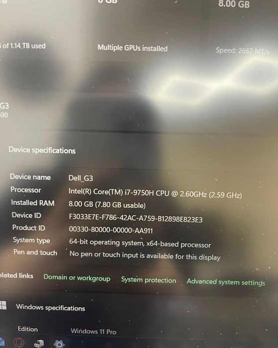 Dell P89F Amanet BKG