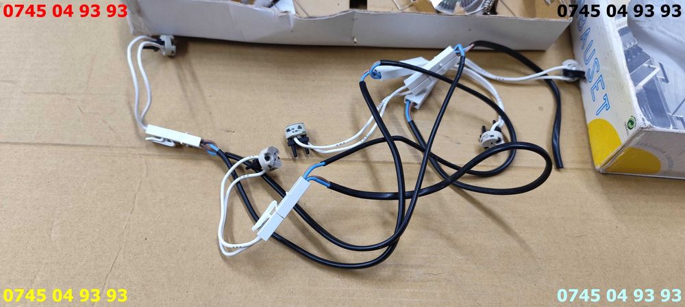 spoturi set 5 si cabluri la 12v functionale fara sursa