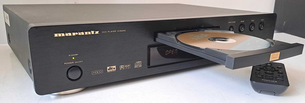 Marantz DV 6200 DVD Player Premium – HDCD – Aluminiu Negru Periat - cu telecomanda
