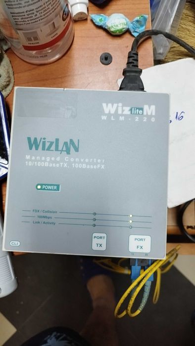 Wizlan - WLM-220 преобразувател на оптичен сигнал - влакна - конвертор