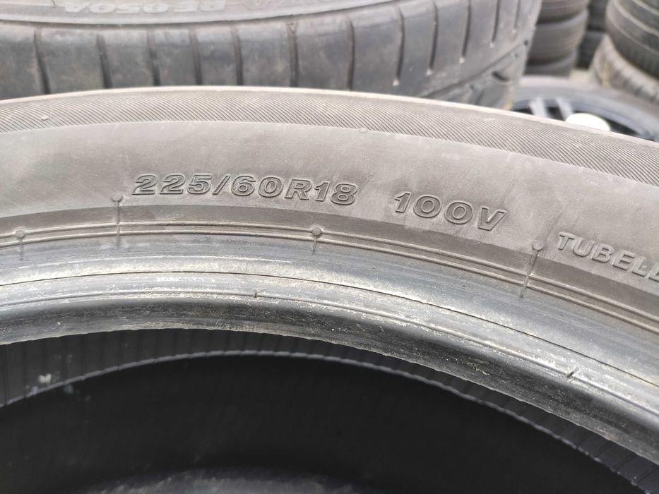 1бр Лятна гума 225 60 18 - Bridgestone - DOT 2022