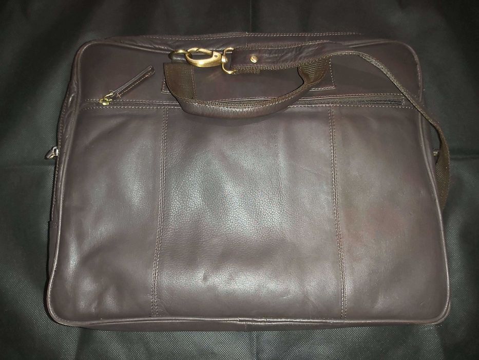 Geanta maro inchis pentru barbati din piele naturala – Pellearts