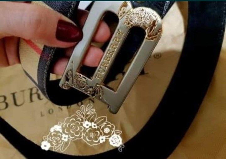 Curea unisex piele naturala 100%/Italia/cutie, saculet, etichetă