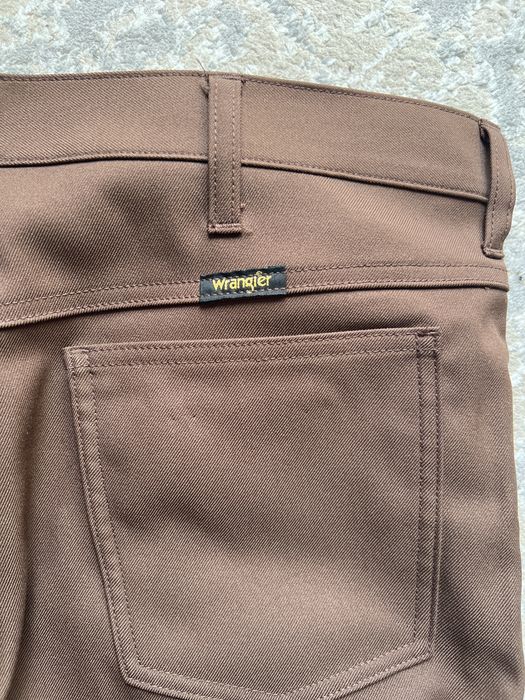 Брюки Wrangler клёш  коричневые, XL