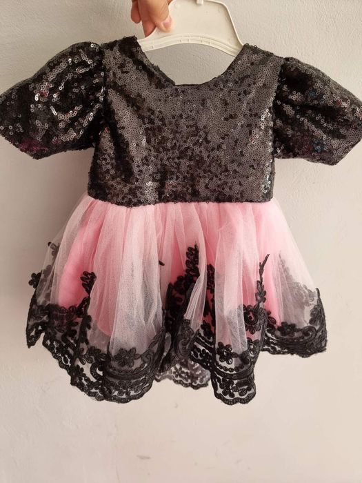 Бебешка детска официална рокля за 6м.