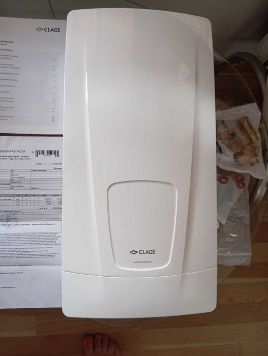 Проточен бойлер нов