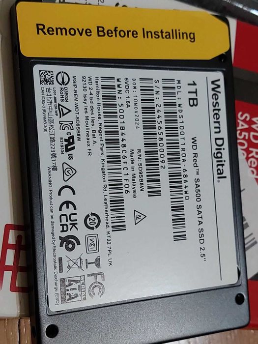 1TB SSD - Samsung, Crucial BX500, King Spec, SanDisk, WD