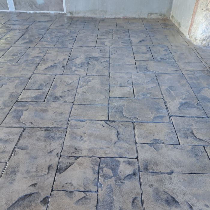 Щампован бетон!!