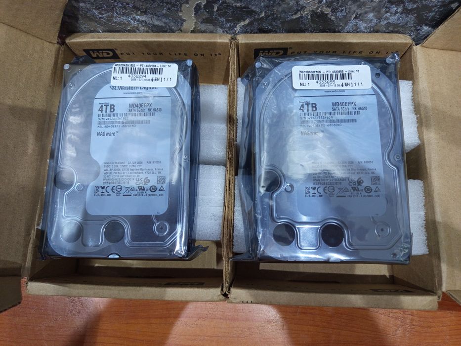 WD Red Plus 8TB, 4TB Recert WD80EFPX
