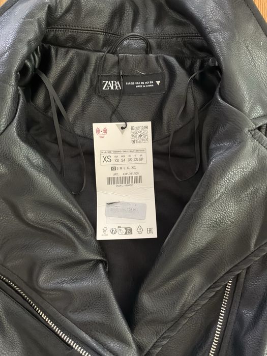 Кожена рокля на Zara
