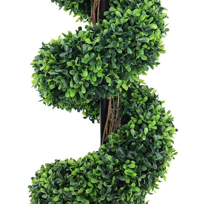 Домашний садовый декор, большой Топиар, бонсай, дерево, зеленые листья