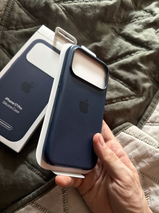 Husa iphone 17 Pro Silicon, Albastra