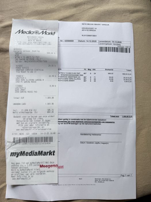 Acer Nitro V15 RTX5060