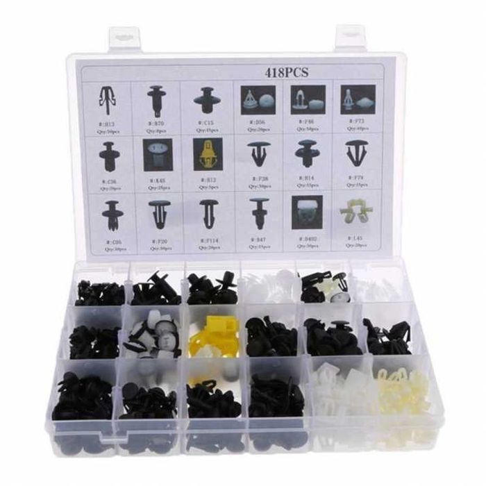 К-т щипки за Хонда, клипсове 418бр. За кори и др.