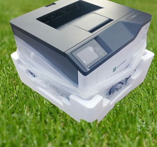 Imprimanta Lexmark ms531 last toner alb negru  pret mic pe pagina printata
