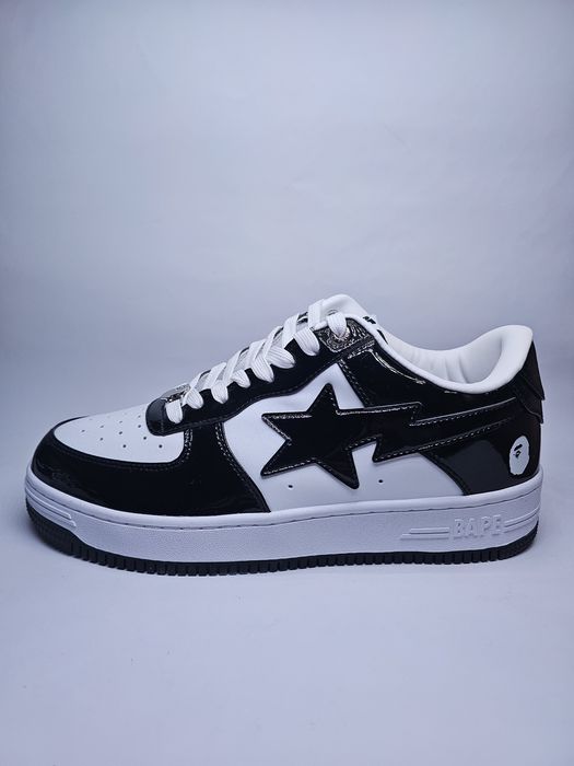 Bapesta Black/White marimea 44