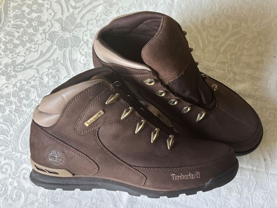 Оригинални боти Timberland Euro Rock Mid Hiker (Естествена кожа) – Размер 44.5