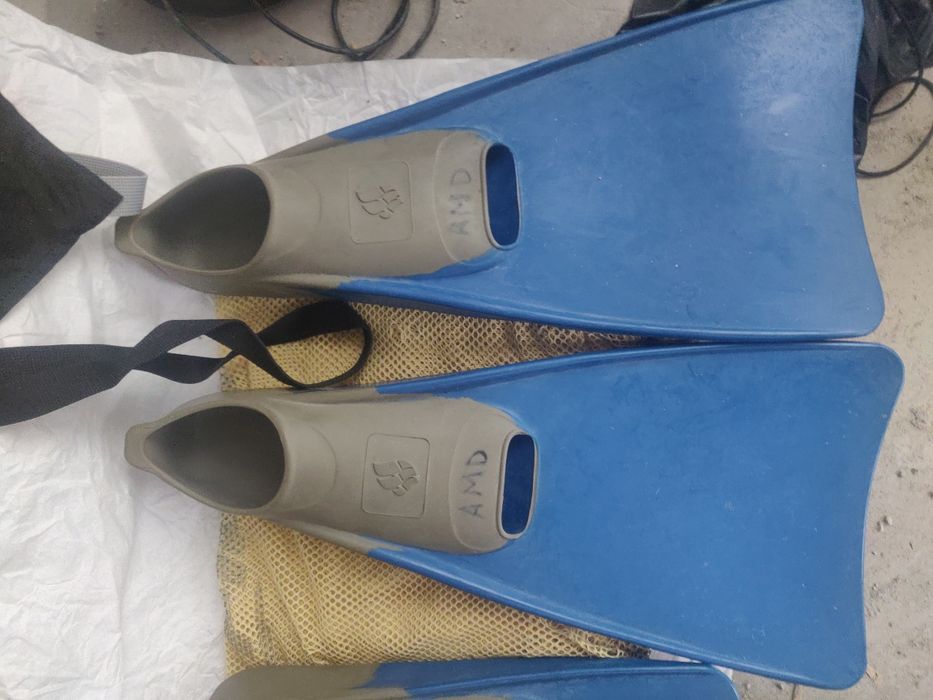 Padele inot, labe inot 44-45, tub snorkeling TYR, ham.