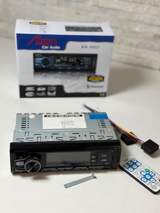 Radio MP3 Auto Player Bibica Edition – 4 x 45W, Conectivitate Bluetooth, Control prin Aplicație, 2 Porturi USB, Slot Card TF, Egalizator