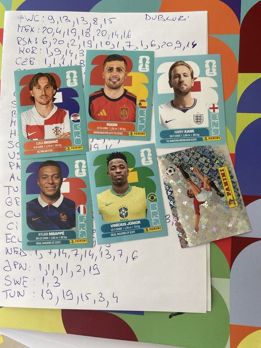 Vand stikere Panini World cup 2026
