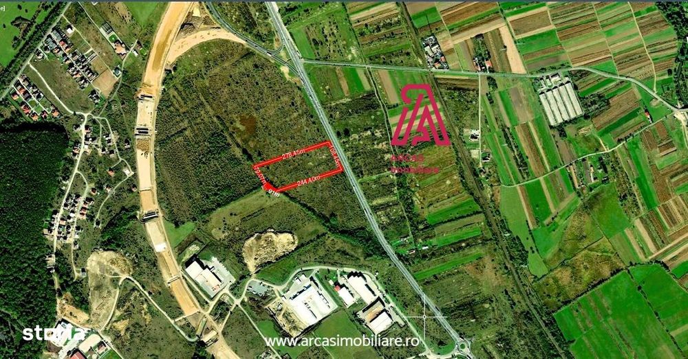 Teren Industrial & Logistic 28.985 mp -Pret: 17 €/m-DN1 - Selimbar!