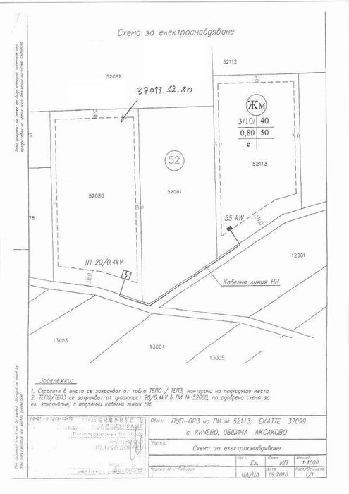 Парцели в регулация с изтекъл ПУП за продажба над м. Добрева Чешма