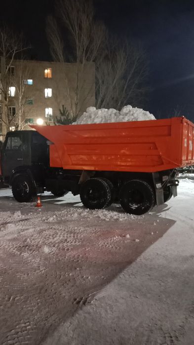 Услуги Камаза вывоз снега.