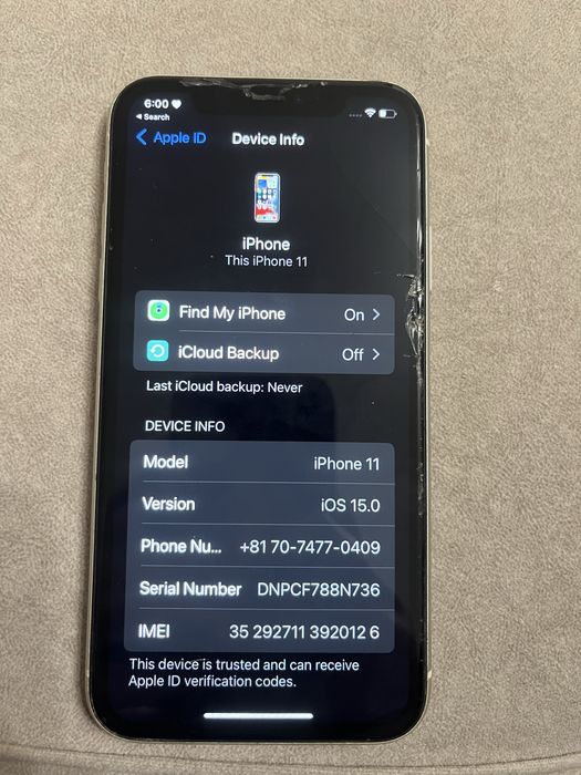 Продам айфон 11 64гб