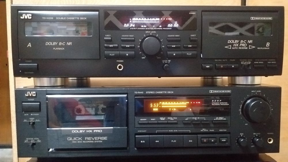 JVC cd, deck, amplituner, telecomanda