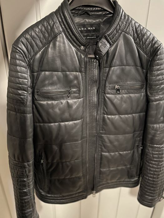 Geaca piele Zara jacket biker