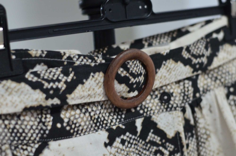 Fusta Asos midi parte peste parte, animal print,  34